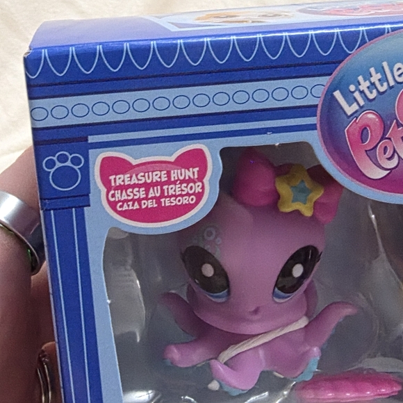 NEW Littlest Pet Shop Pet Pairs #154 Octopus #155 Crab G7 Series 3 Treasure Hunt - Picture 4 of 5